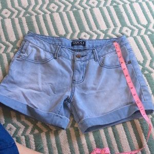Gucci denim shorts